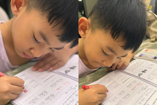 Quý tử nhà Thúy Diễm gây ấn tượng với thành tích học tập và khả năng ngoại ngữ