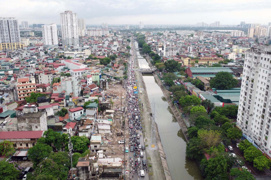 Dự án mở rộng đường Tam Trinh: Cập nhật tiến độ đoạn qua phường Vĩnh Tuy và Tương Mai