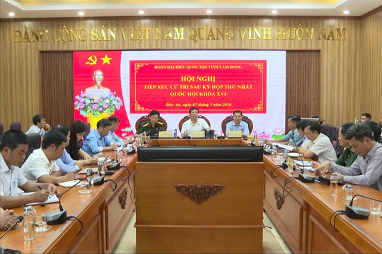 Đại biểu Quốc hội tỉnh Lâm Đồng tiếp xúc cử tri xã Đức An