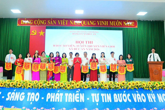Hội thi Báo cáo viên, tuyên truyền viên giỏi xã Đức An năm 2026