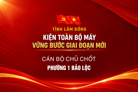 Cán bộ chủ chốt Phường 1 Bảo Lộc