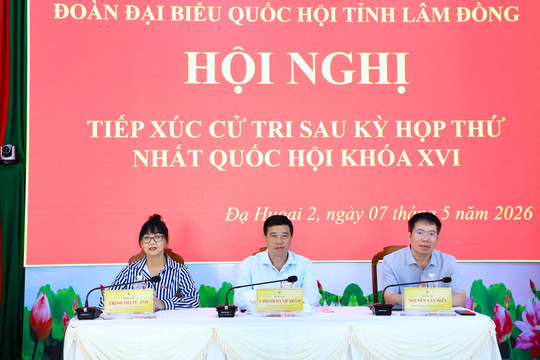 Bí thư Tỉnh ủy, Trưởng Đoàn ĐBQH Lâm Đồng Y Thanh Hà Niê Kđăm tiếp xúc cử tri xã Đạ Huoai 2 và Phường 2 Bảo Lộc