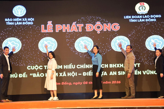 Lâm Đồng tuyên truyền, đối thoại chính sách BHXH, BHYT và công đoàn với người lao động