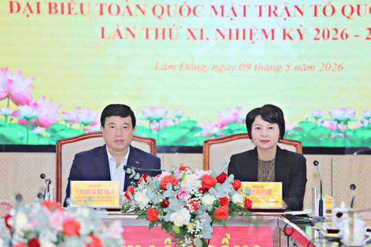 Lâm Đồng gặp mặt đoàn đại biểu dự Đại hội đại biểu toàn quốc MTTQ Việt Nam lần thứ XI