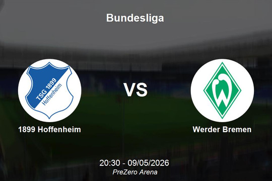 Nhận định 1899 Hoffenheim vs Werder Bremen - Bundesliga vòng 33