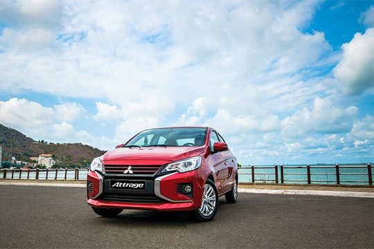 Mitsubishi Attrage 2026: Ưu đãi phiếu nhiên liệu 46 triệu đồng trong tháng 5