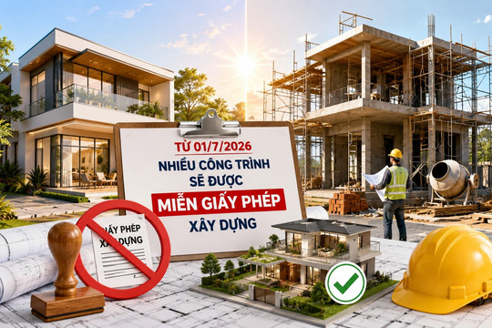 Quy định mới về miễn giấy phép xây dựng cho nhà ở dưới 7 tầng từ ngày 1/7
