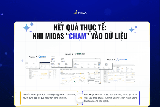 Midas Agency - Đơn Vị Tiên Phong Đưa Doanh Nghiệp Việt Lên Top AI Search