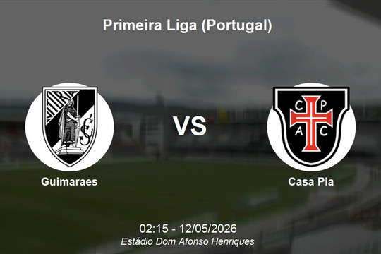 Nhận định Guimaraes vs Casa Pia - Vòng đấu kịch tính tại Primeira Liga