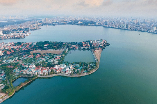 Dự án 30.000 tỷ đồng biến Hồ Tây thành trung tâm văn hóa và du lịch Thủ đô
