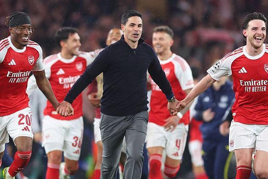 Arsenal dự kiến lên ngôi vương Ngoại hạng Anh 2025/26 theo siêu máy tính Opta