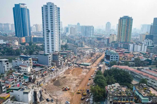 Tuyến Vành đai 1 Hoàng Cầu – Voi Phục tại Hà Nội dự kiến hoàn thành vào cuối năm 2026