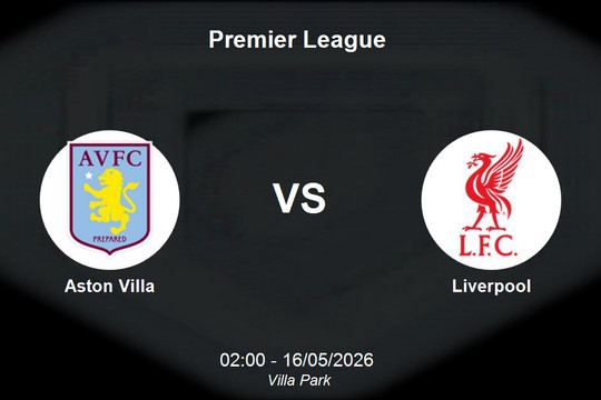Nhận định Aston Villa vs Liverpool - Premier League: Quyết đấu vì suất top 4