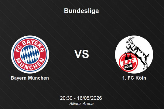 Nhận định Bayern München vs 1. FC Köln - Đẳng cấp chênh lệch tại Allianz Arena