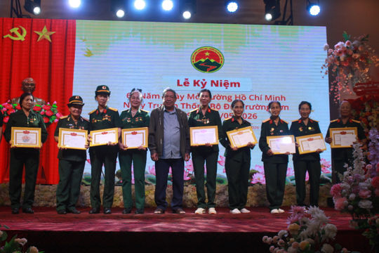 Hội Truyền thống Trường Sơn gặp mặt kỷ niệm 67 năm Ngày mở đường Hồ Chí Minh