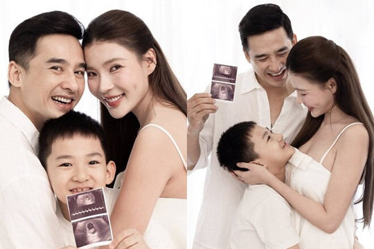 Diễn viên Thúy Diễm mang thai con thứ hai nhân kỷ niệm 10 năm ngày cưới