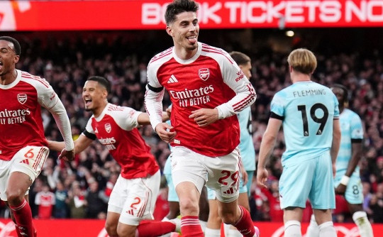 Havertz ghi bàn quyết định, Arsenal đánh bại Burnley để áp sát ngôi vương Ngoại hạng Anh