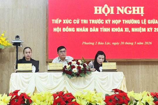 Cử tri Phường 2 Bảo Lộc kiến nghị ngăn chặn thông tin độc hại trên không gian mạng