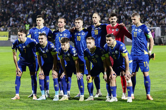 Danh sách cầu thủ dự World Cup 2026 của đội Bosnia & Herzegovina