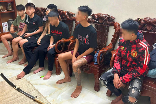 Thanh Hóa xử lý nghiêm nhóm thanh thiếu niên mang hung khí khi tham gia giao thông