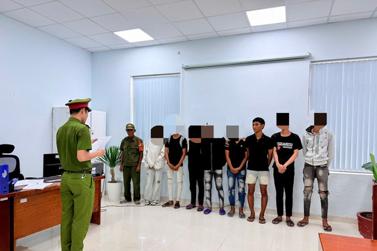 Khánh Hòa: Khởi tố 6 đối tượng dùng bom xăng gây rối trật tự công cộng tại xã Ninh Phước