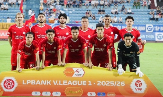 Thể Công Viettel khủng hoảng nhân sự trước vòng 24 V-League 2025/26
