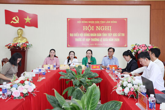 Tổ đại biểu số 16 HĐND tỉnh Lâm Đồng tiếp xúc cử tri xã Nam Đà