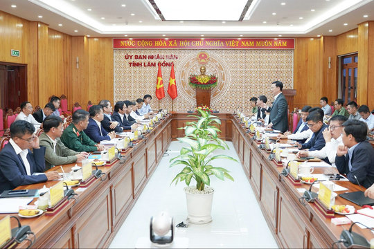 Lãnh đạo tỉnh Lâm Đồng làm việc với Tập đoàn Trường Hải