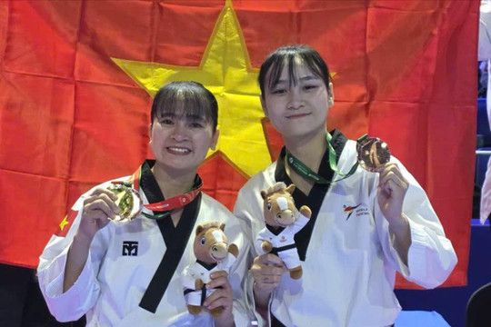 Lâm Đồng giành 3 huy chương tại Giải Vô địch Taekwondo châu Á
