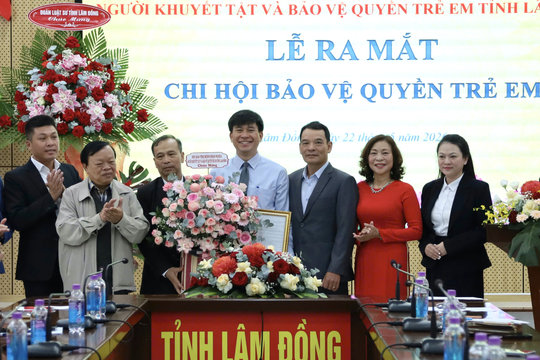 Lâm Đồng ra mắt Chi hội Bảo vệ quyền trẻ em