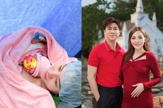 Saka Trương Tuyền và Hồ Việt Trung đón con chung: Bé Kem nặng 2,8kg chào đời