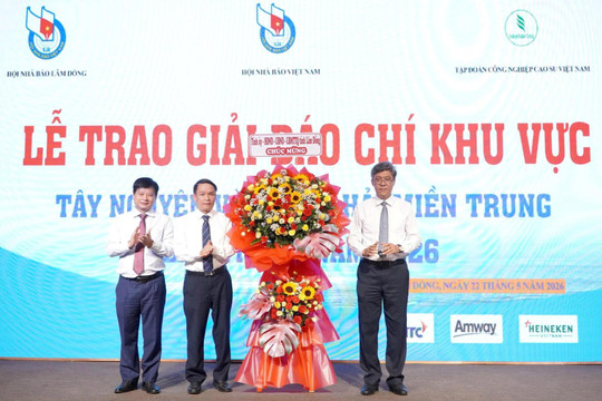 Lâm Đồng có 3 tác phẩm đoạt Giải Báo chí khu vực Tây Nguyên và Duyên hải miền Trung lần thứ I