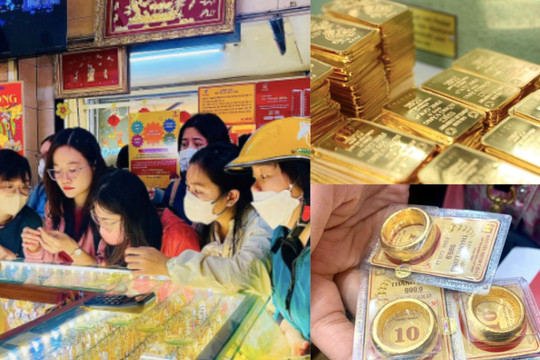 Giá vàng hôm nay chiều 24/5/2026: Vàng miếng, nhẫn SJC, 9999, 24k chốt giảm 2-3 triệu so với tuần trước