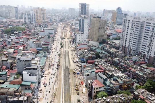 Tiến độ dự án Vành đai 1 Hoàng Cầu - Voi Phục: Phấn đấu về đích năm 2026