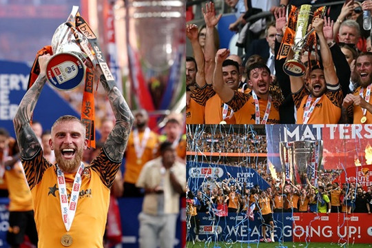 Phá vỡ mọi thống kê: Hull City trở lại Ngoại hạng Anh sau chiến tích thần kỳ tại Wembley