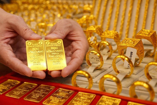 Giá vàng hôm nay chiều 25/5/2026: Vàng SJC, 9999, 24k chốt tăng từ 200-500 nghìn đồng