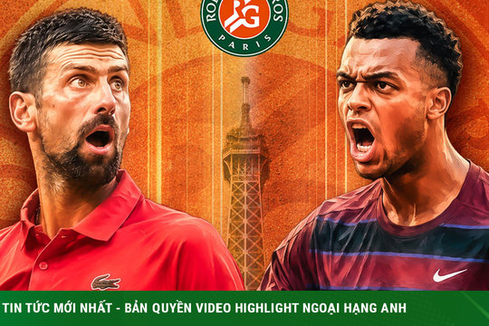Novak Djokovic đối đầu Mpetshi Perricard tại Roland Garros: Thử thách cho kỷ lục Grand Slam thứ 25