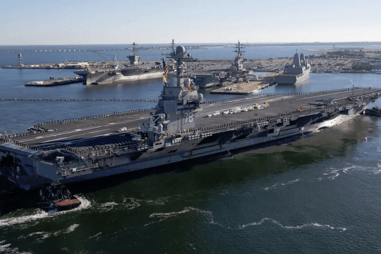 Mỹ dự kiến dùng siêu tàu sân bay USS Gerald R. Ford làm nhà máy điện hạt nhân di động