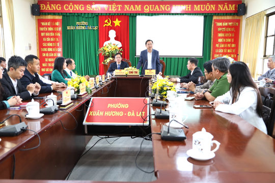 Đồng chí Nguyễn Văn Lộc giữ chức Bí thư Đảng ủy phường Xuân Hương - Đà Lạt