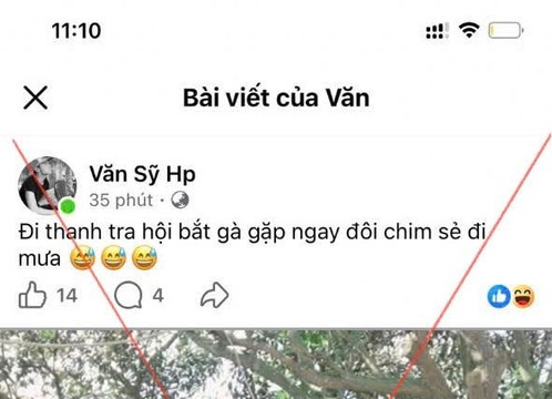 Hải Phòng xử phạt trường hợp ghép ảnh mặc quân phục Công an nhân dân đăng lên mạng