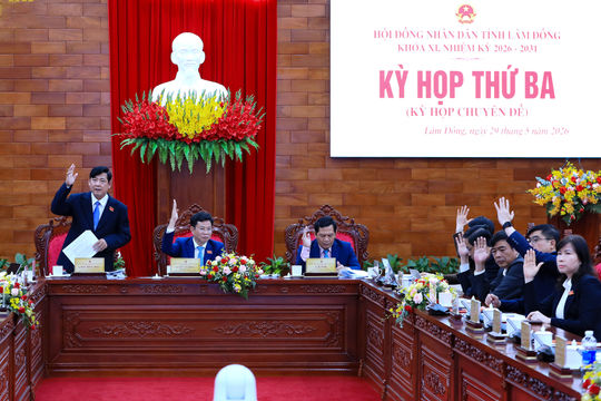 Kỳ họp thứ 3 HĐND tỉnh Lâm Đồng thông qua 9 nghị quyết mở không gian phát triển mới