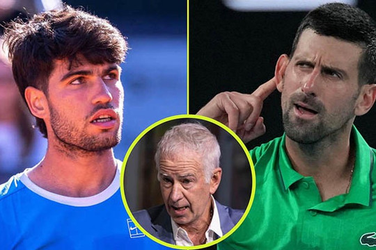 Huyền thoại John McEnroe đề xuất đổi luật Grand Slam để bảo vệ Alcaraz và Djokovic