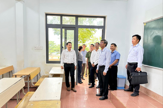 Lãnh đạo UBND tỉnh Lâm Đồng kiểm tra công tác chuẩn bị Kỳ thi tốt nghiệp THPT năm 2026