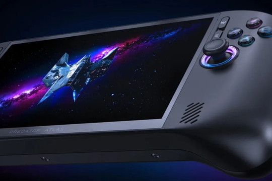 Acer Predator Atlas 8: Máy chơi game cầm tay đầu tiên dùng quạt kim loại AeroBlade