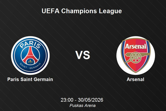 Nhận định Paris Saint Germain vs Arsenal: Thử thách cho hàng thủ 'Pháo thủ' tại Champions League