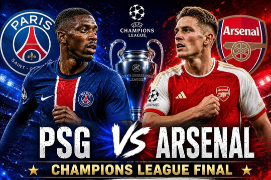 Xem trực tiếp chung kết Arsenal vs PSG ở đâu?