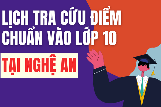 Lịch công bố điểm chuẩn vào 10 năm 2026-2027 tại Nghệ An