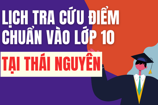 Lịch công bố điểm chuẩn vào 10 năm 2026-2027 tại Thái Nguyên