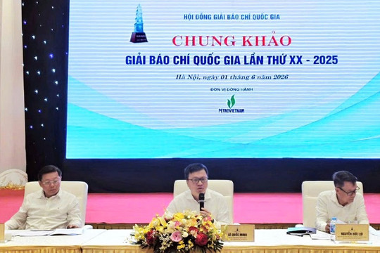 177 tác phẩm vào vòng chung khảo Giải Báo chí Quốc gia lần thứ XX - năm 2025