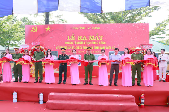 Lâm Đồng thành lập trung tâm giáo dục cộng đồng về phòng cháy, cứu hộ